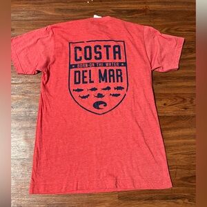 Costa Del Mar Species Shield Tee | Coral Red | Medium